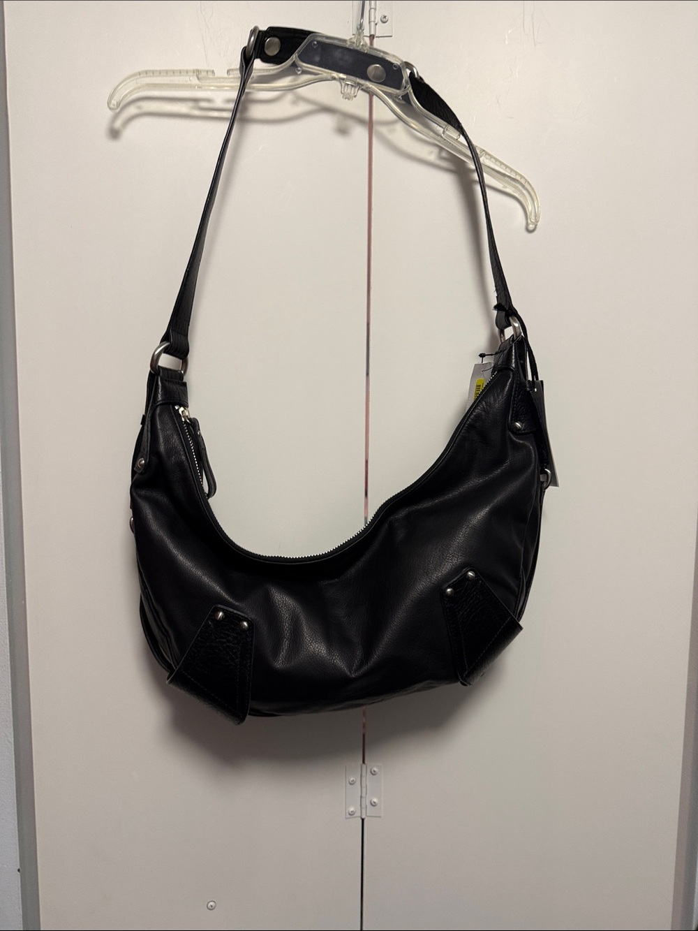 Kenneth Cole New York Black Hobo Shoulder Bag